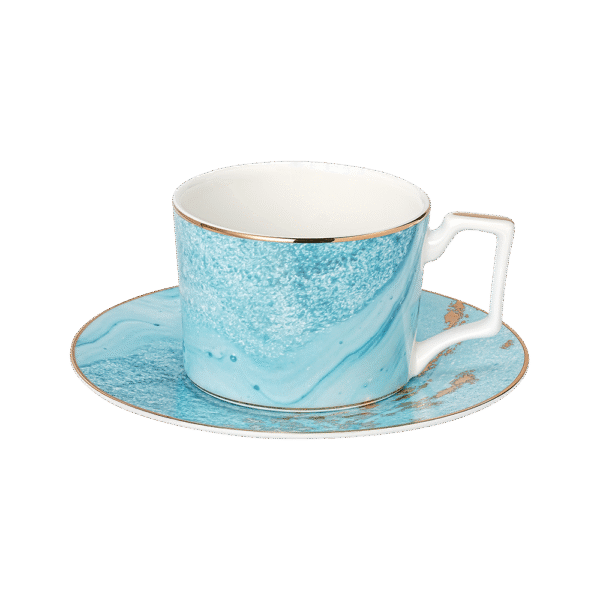 Golden Glow Cup & Saucer