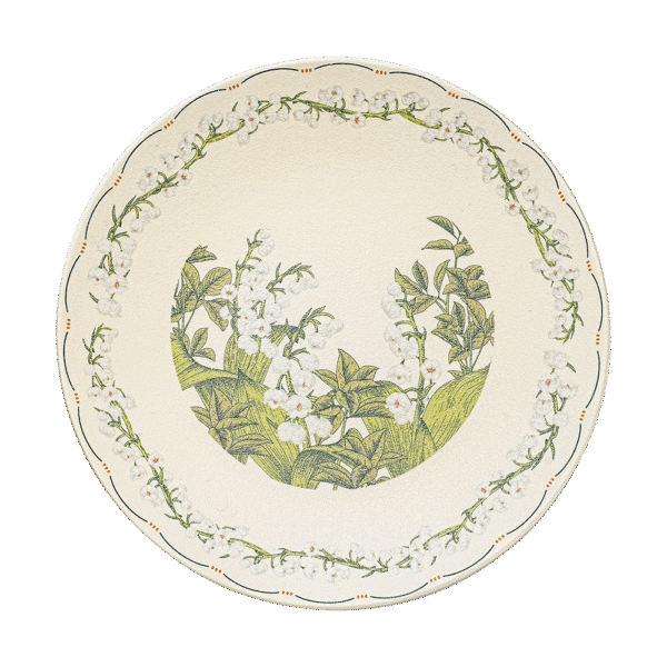 Lily of the Valley Salad Plate, 8.5 Inch