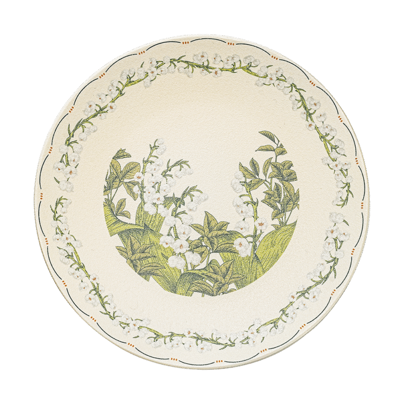 Lily of the Valley Salad Plate, 8.5 Inch