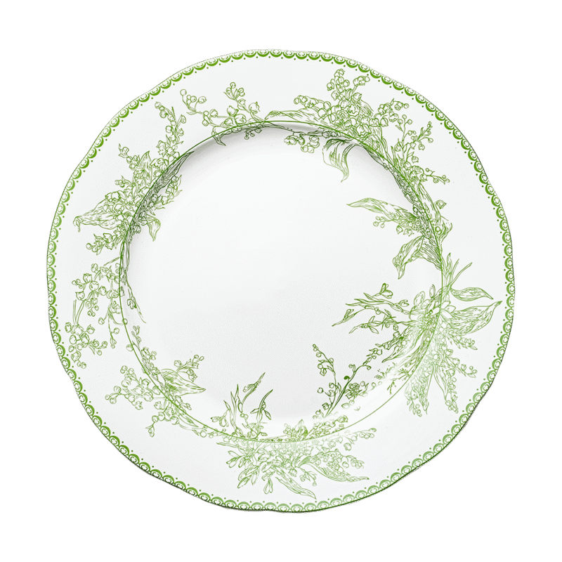 Lily of the Valley Dinner Plate, 10.5 Inch
