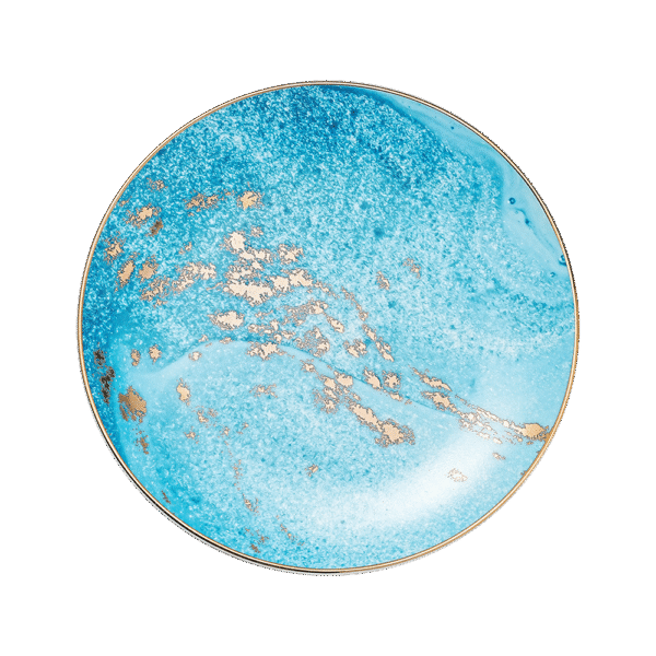 Golden Glow Dessert Plate, 6.5 Inch