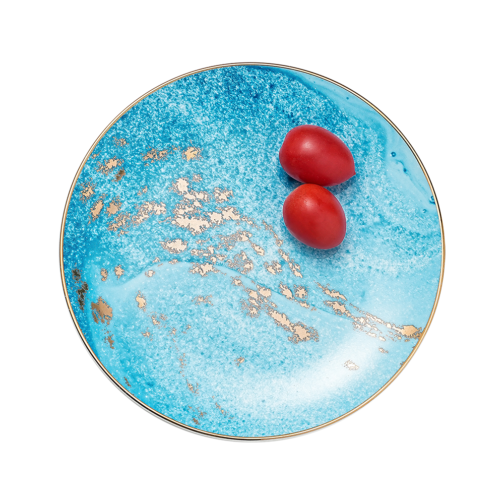 Golden Glow Cake Plate, 6.5 Inch