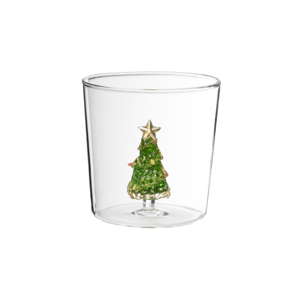 Golden Fir Holiday Glass